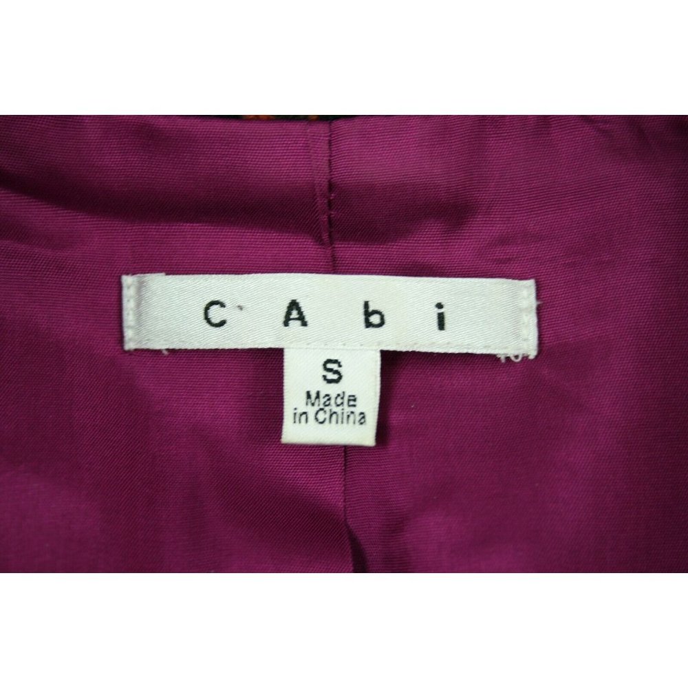 Cabi Womens Sz S Sweater Tweed Style 691 Tie Front Chunky Cardigan Sleeveless - Picture 9 of 10